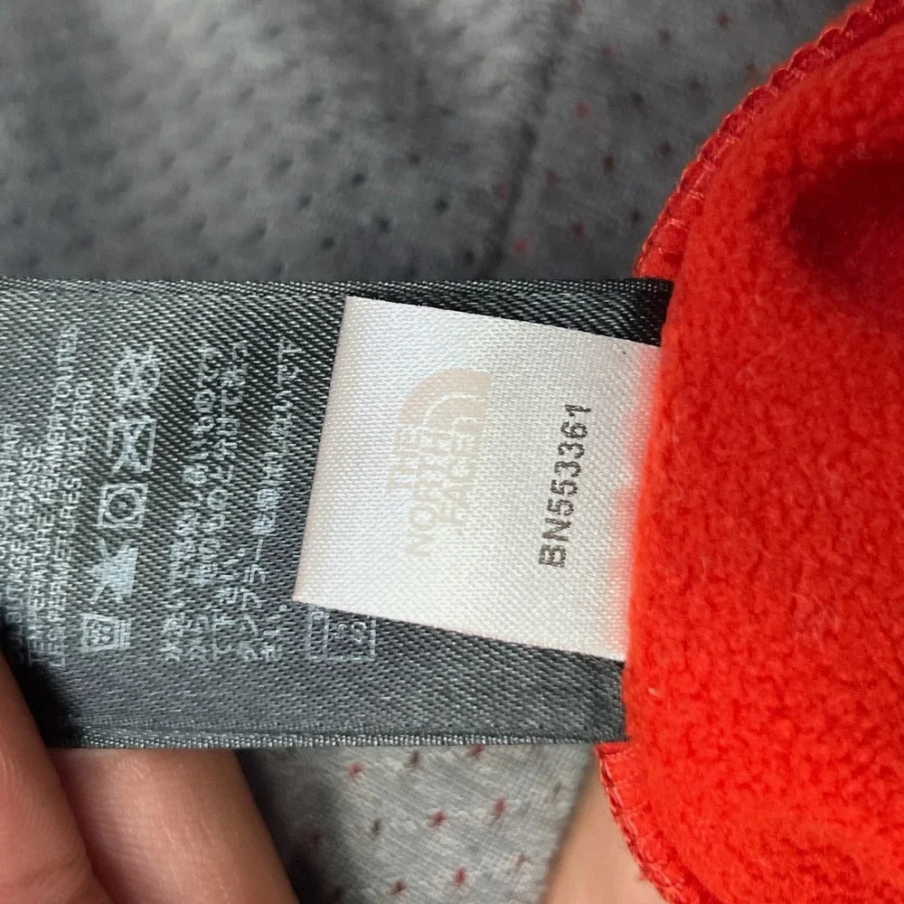 The North Face Hooded‎ Jacket Mens Large Red Summit Series Softshell Waterproof